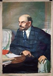 209x300 Soviet Portrait, Painting,oil On Canvas - Lenin Painting