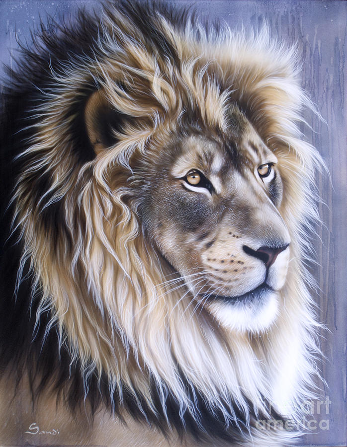 698x900 Leo Painting By Sandi Baker - Leo Painting