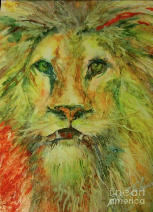 648x900 Leo Painting By Susan Blackaller Johnson - Leo Painting