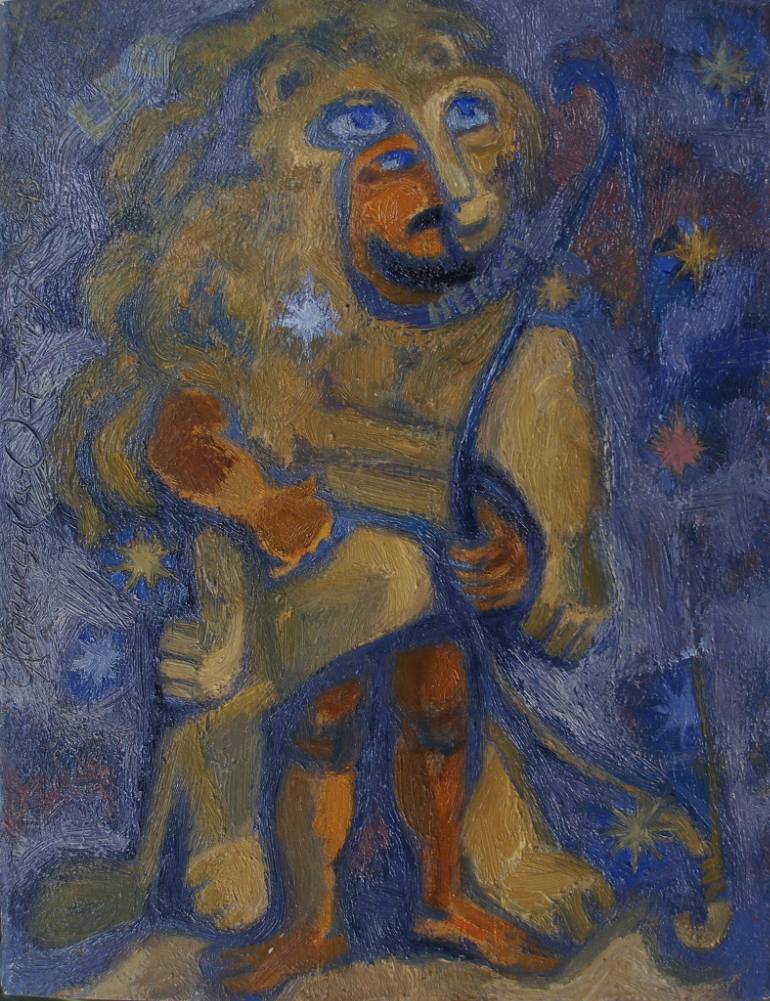 770x1001 Saatchi Art Leo Painting By Olena Kamenetska Ostapchuk - Leo Painting