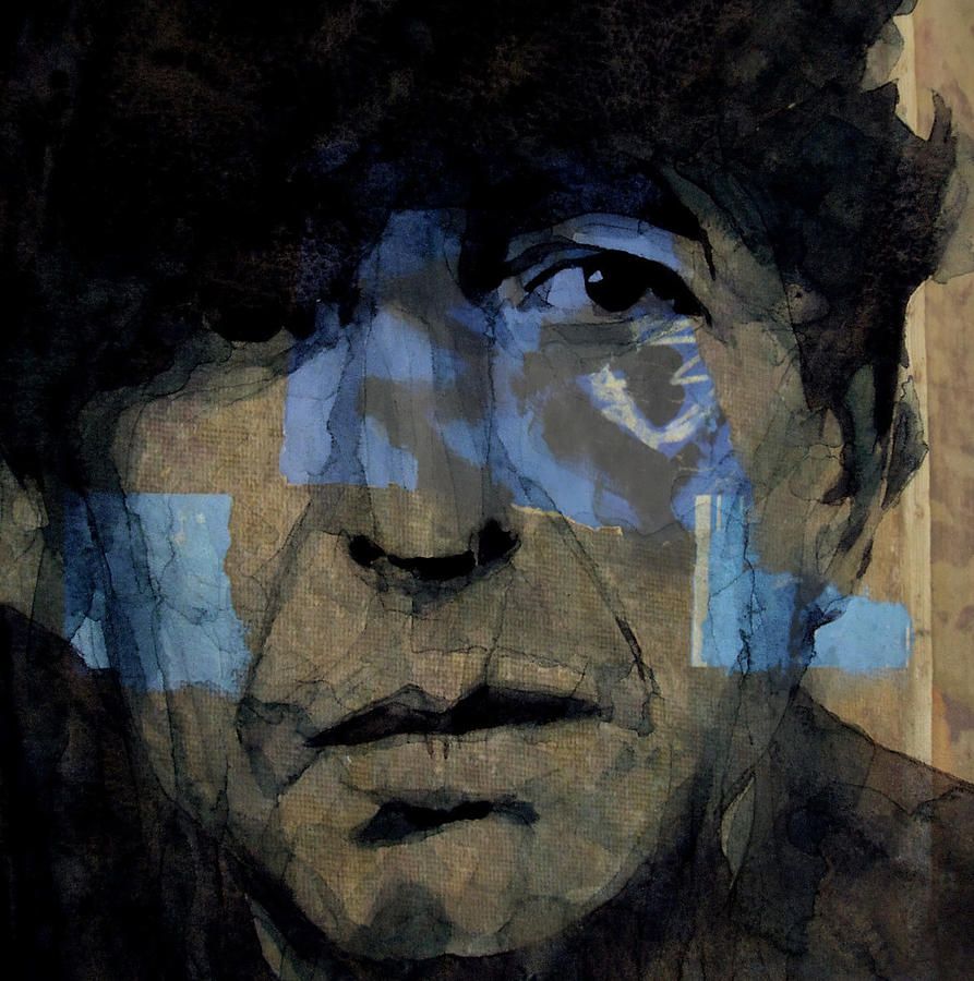 893x900 Leonard Cohen Painting - Leonard Cohen Painting