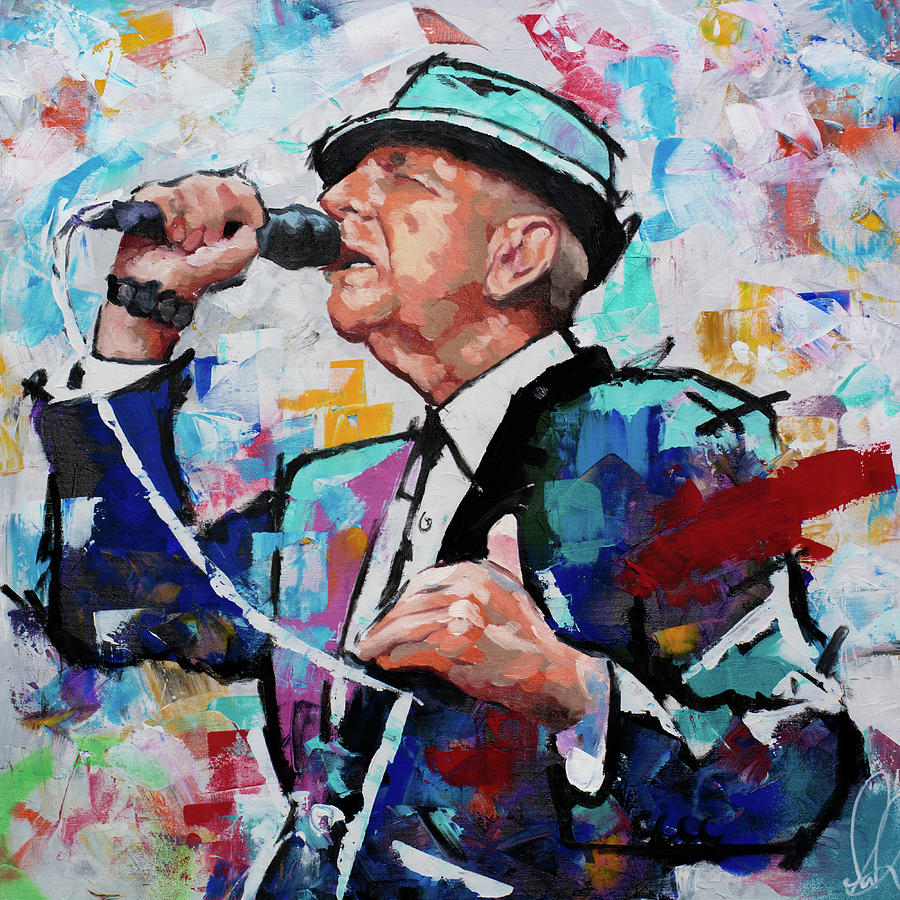 900x900 Leonard Cohen Painting By Richard Day - Leonard Cohen Painting