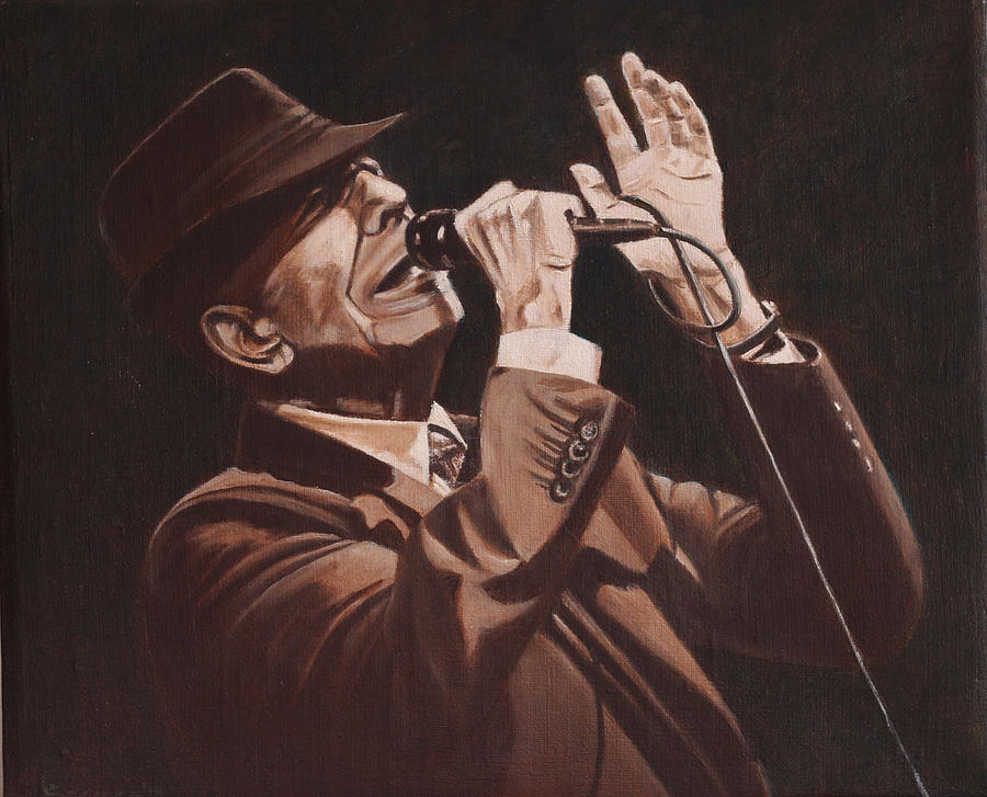900x727 Leonard Cohen Painting By Rick Seguso - Leonard Cohen Painting