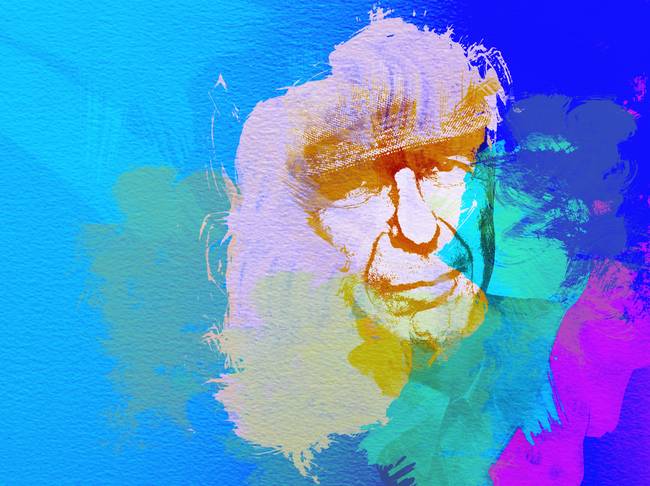 650x486 Stunning Leonard Cohen Painting Reproductions For Sale On Fine - Leonard Cohen Painting