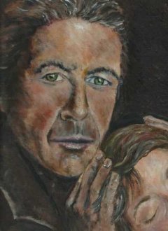 240x330 Vicki's Painting - Leonard Cohen Painting