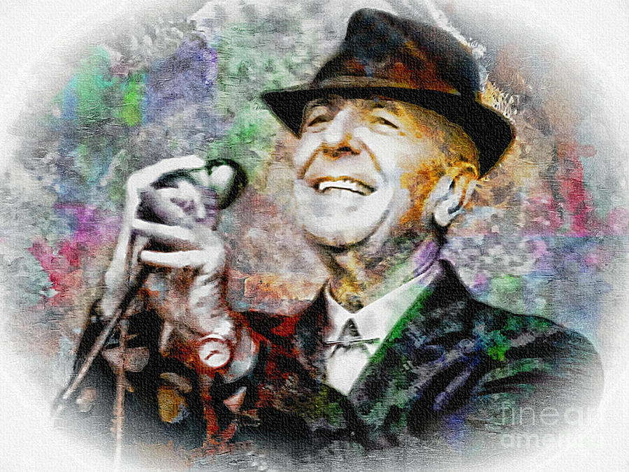 900x675 Leonard Cohen - Leonard Cohen Painting