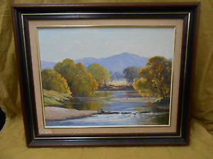 300x225 Leonard Long Australian Oil Painting. Ebay - Leonard Painting