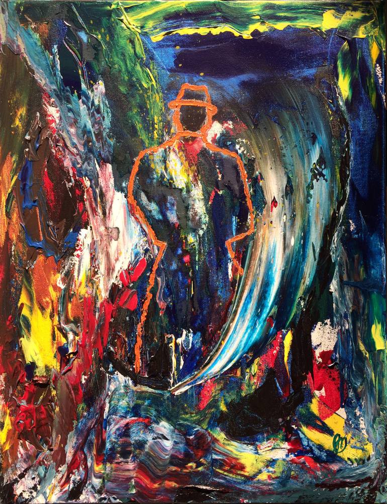 770x1002 Saatchi Art Goodbye Leonard Painting By Jules Morissette - Leonard Painting