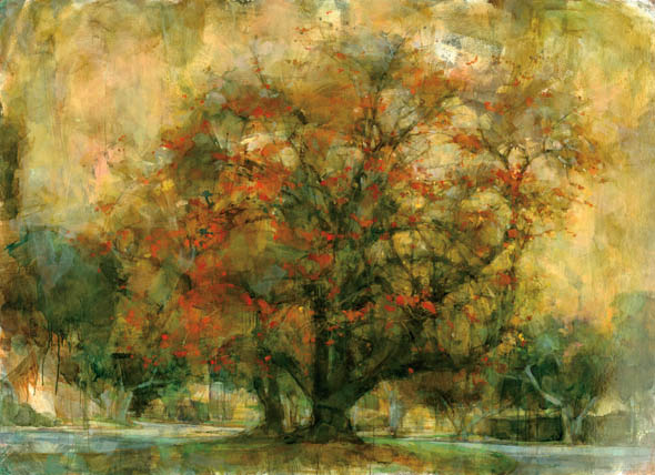 590x428 Emily Leonard A Walk In The Woods - Leonard Painting