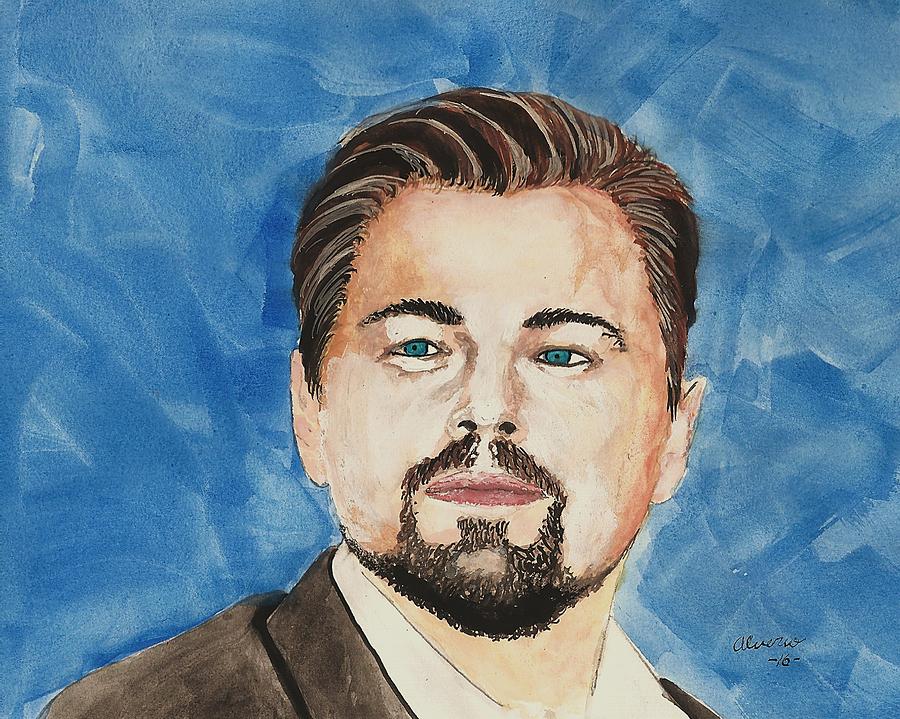 900x719 Leonardo Dicaprio 30 Minutes Watercolor Painting Painting By Edwin - Leonardo Dicaprio Painting