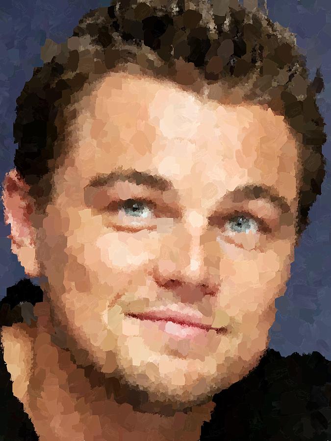 675x900 Leonardo Dicaprio Portrait Painting By Samuel Majcen - Leonardo Dicaprio Painting