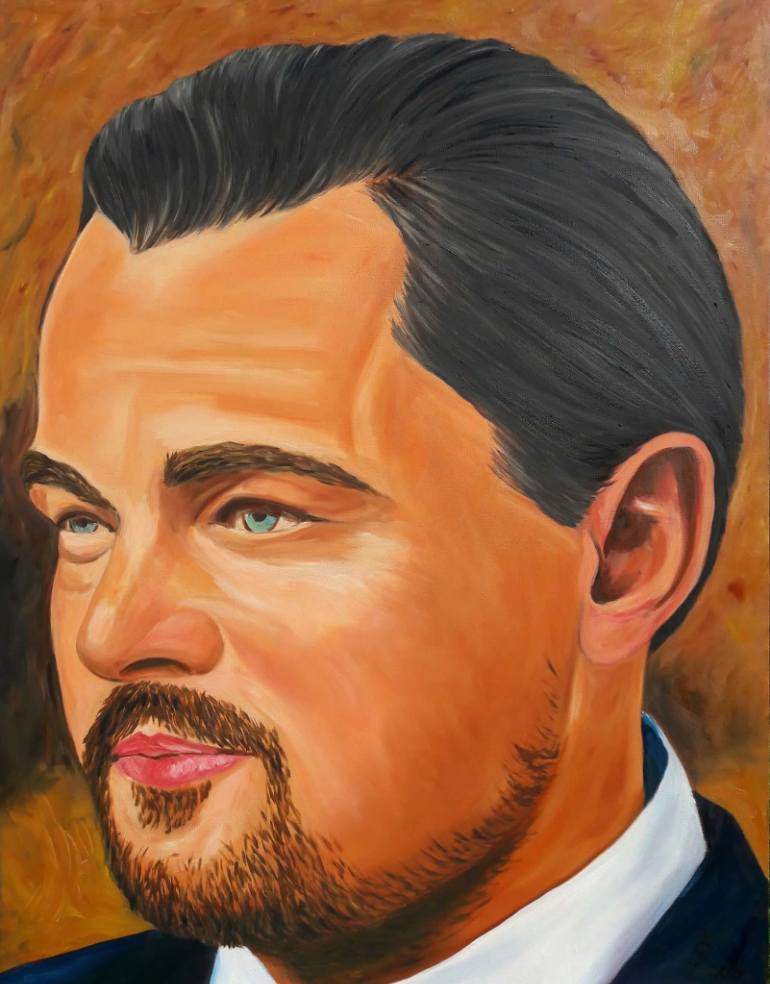 770x984 Saatchi Art Leonardo Dicaprio Painting By Petar Sibenik - Leonardo Dicaprio Painting