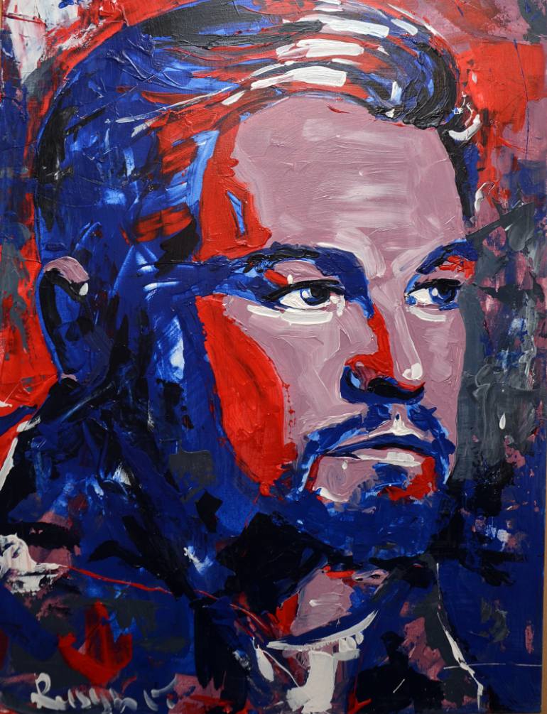770x1005 Saatchi Art Leonardo Dicaprio Painting By Victoria Rusyn - Leonardo Dicaprio Painting