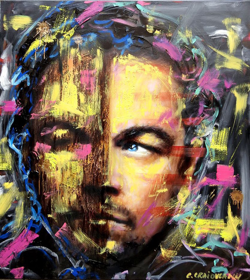 Leonardo Dicaprio Painting At PaintingValley.com | Explore Collection ...