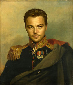 259x300 Hand Painted Portrait Oil Painting Art On Canvas, Leonardo - Leonardo Dicaprio Painting