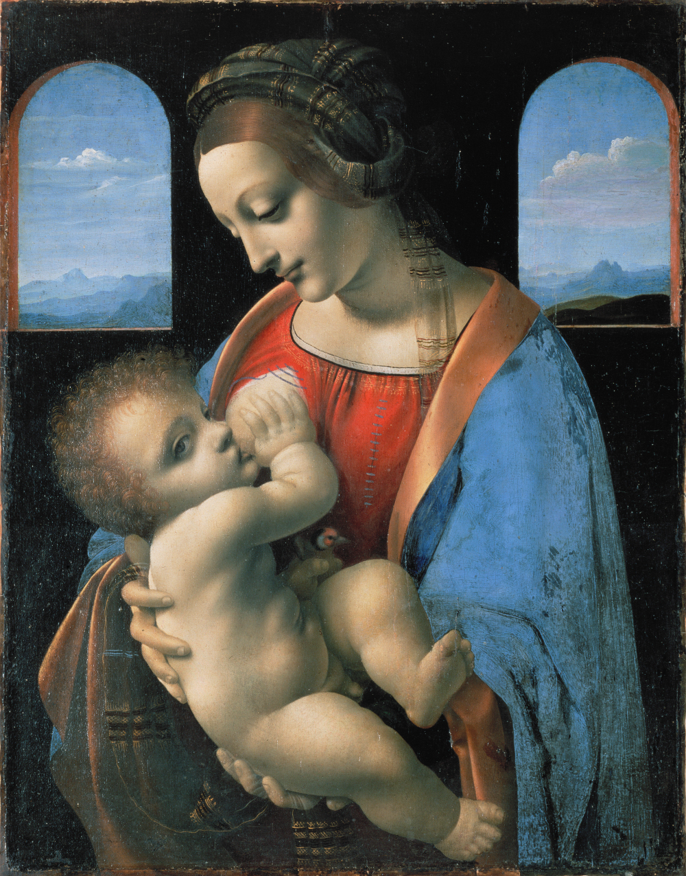 1000x1276 Leonardo Da Vinci Madonna Litta - Leonardo Painting