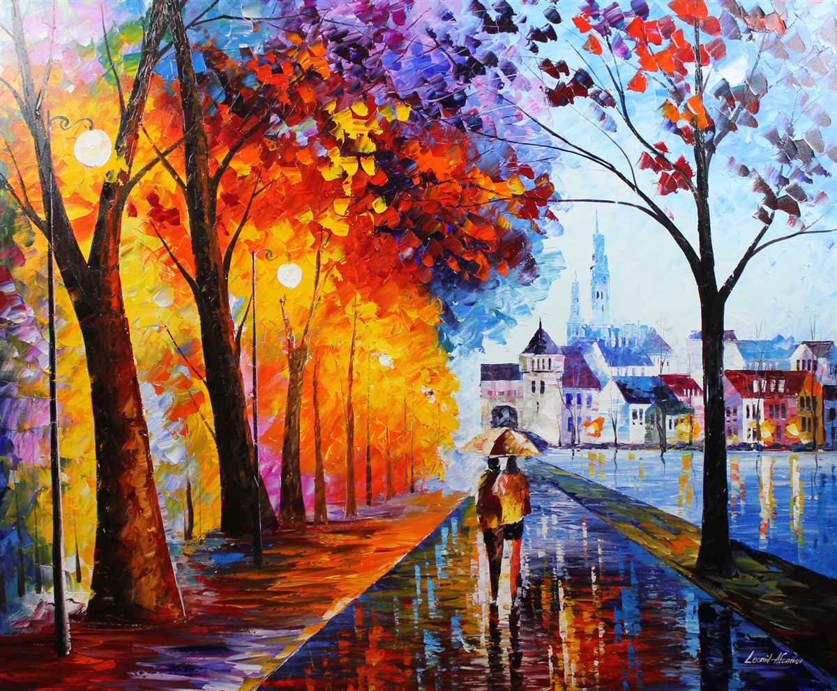 Leonid Afremov Original Painting Price At PaintingValley.com | Explore ...