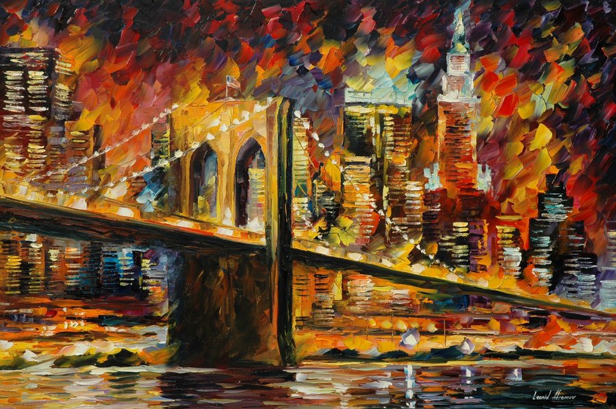 900x597 Leonid Afremov Paintings World's National Museums And Art - Leonid Afremov Painting