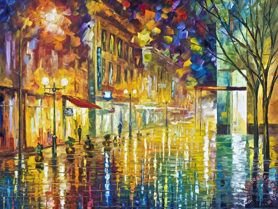 960x724 Leonid Afremov Scent Of Rain High Resolution Painting - Leonid Painting