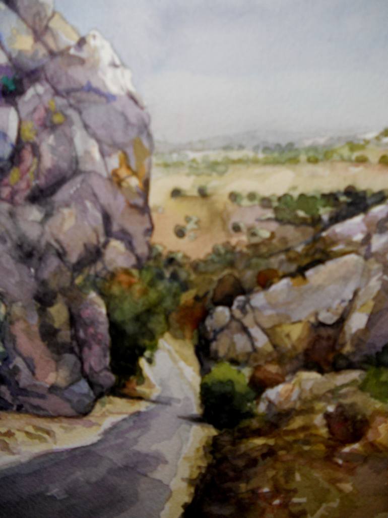 770x1027 Saatchi Art A Rural Str Kourtellorotsos Painting By Leonidas - Leonidas Painting