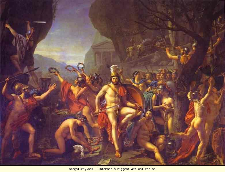 781x597 Jacques Louis David. Leonidas - Leonidas Painting