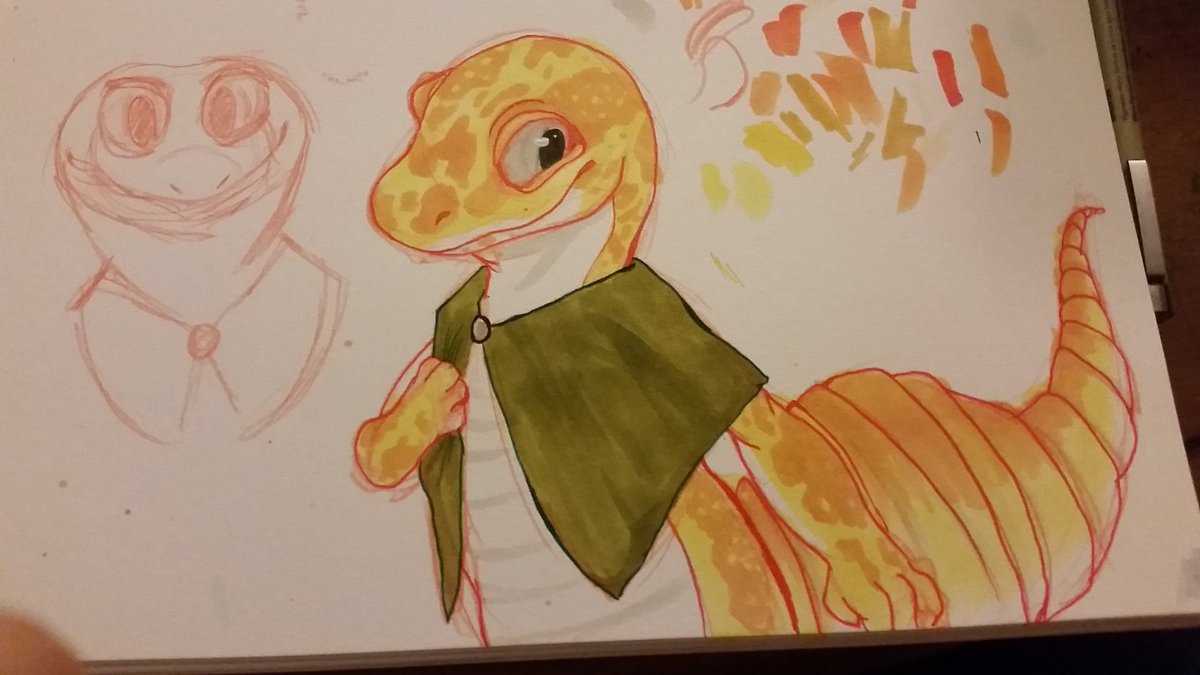 1200x675 Leopard Gecko Character By Monsterhunk - Leopard Gecko Painting