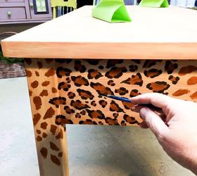280x250 How To Create A Fabulous Hand Painted Leopard Print Finish Hometalk - Leopard Print Painting