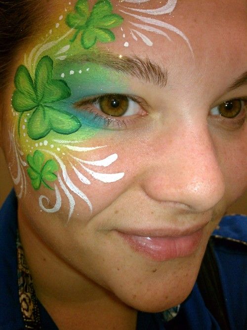 500x667 Face Paint Templates Luxury 31 Best Leprechaun Day Face Painting - Leprechaun Face Painting