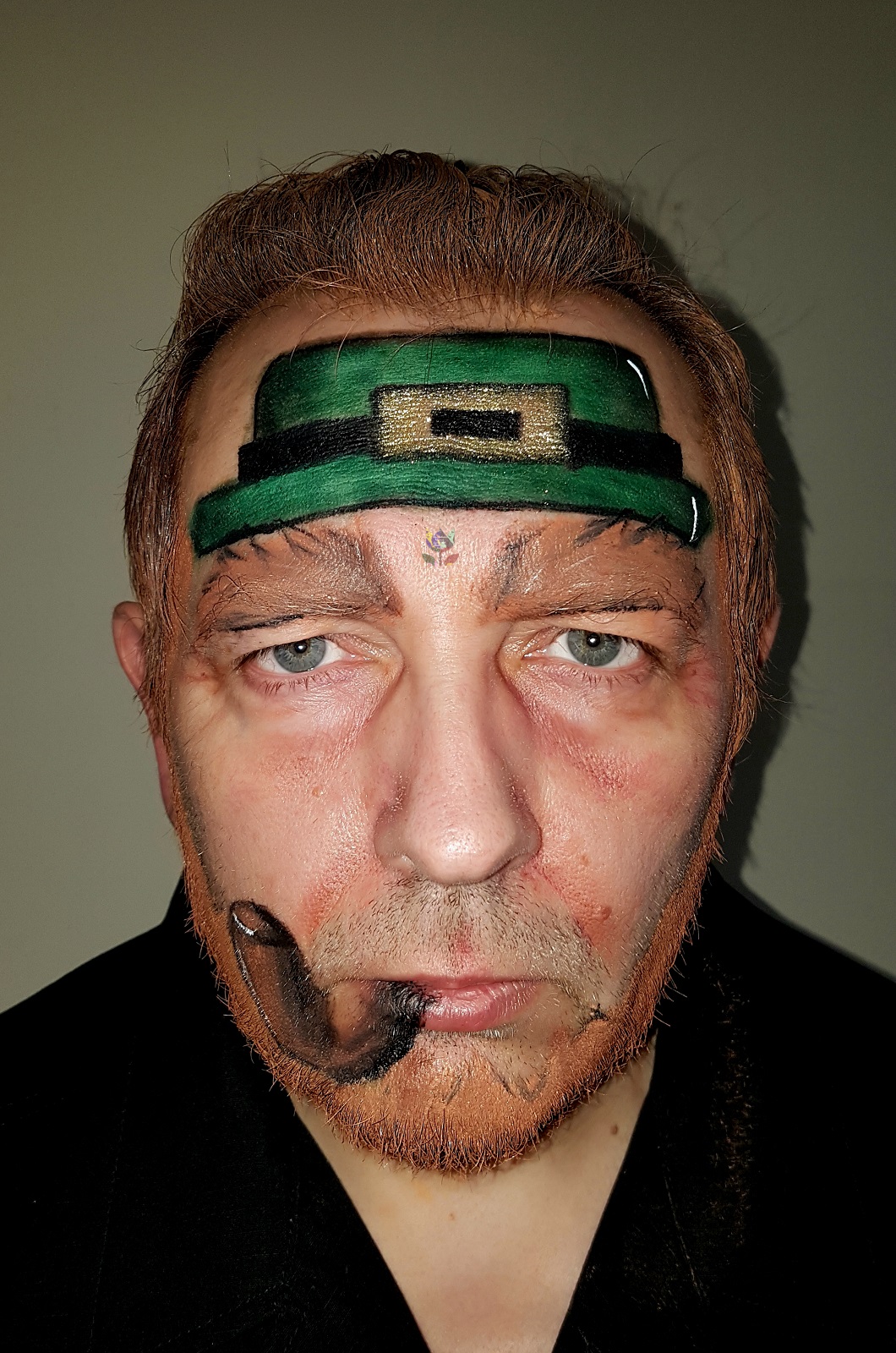 1060x1600 St. Patrick's Day Makeup Shamrock, Leprechaun, Irish Flag Face - Leprechaun Face Painting