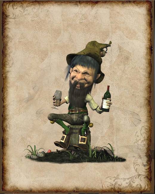 520x650 Happy Time - Leprechaun Painting