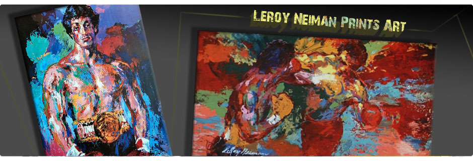940x320 Leroy Neiman Hd Prints For Sale - Leroy Neiman Rocky Vs Apollo Painting