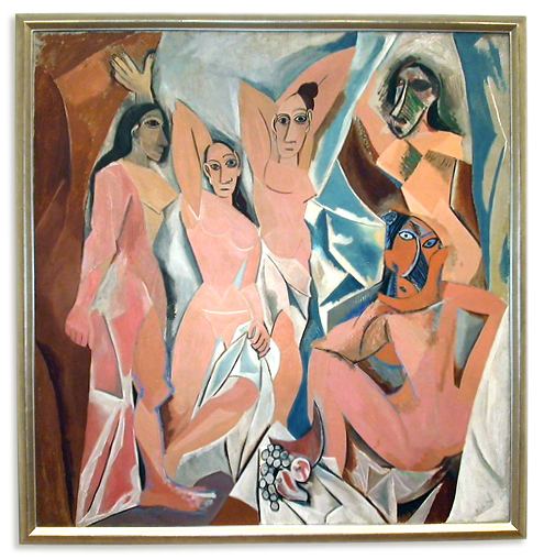 495x508 Explore Collection Conservation Les Demoiselles D - Les Demoiselles Davignon Painting