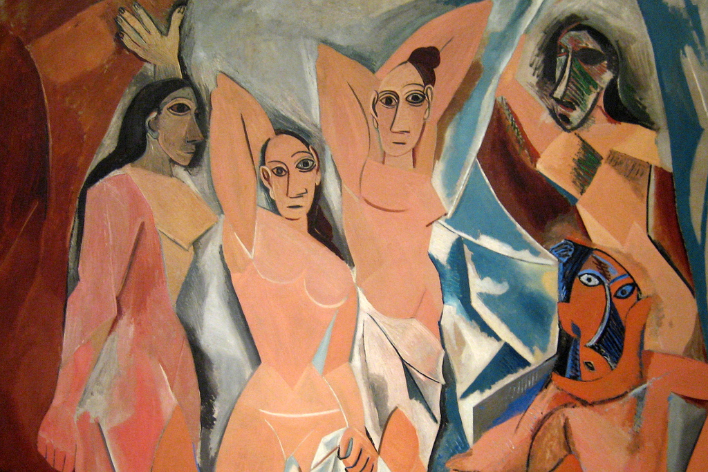1024x683 Nyc - Les Demoiselles Davignon Painting