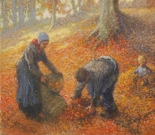 542x470 Les Feuilles Mortes By Dumoulin On Artnet - Les Feuilles Mortes Painting