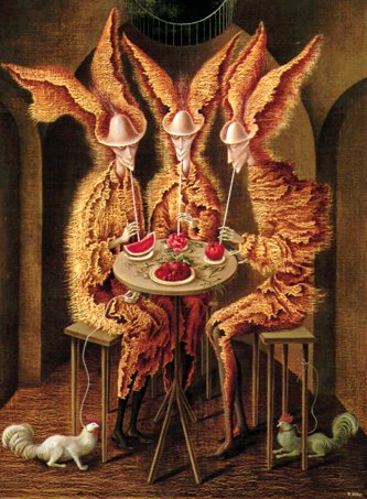 333x453 Remedios Varo - Les Feuilles Mortes Painting