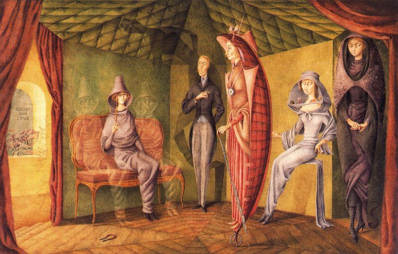 800x511 History Of Art Remedios Varo - Les Feuilles Mortes Painting
