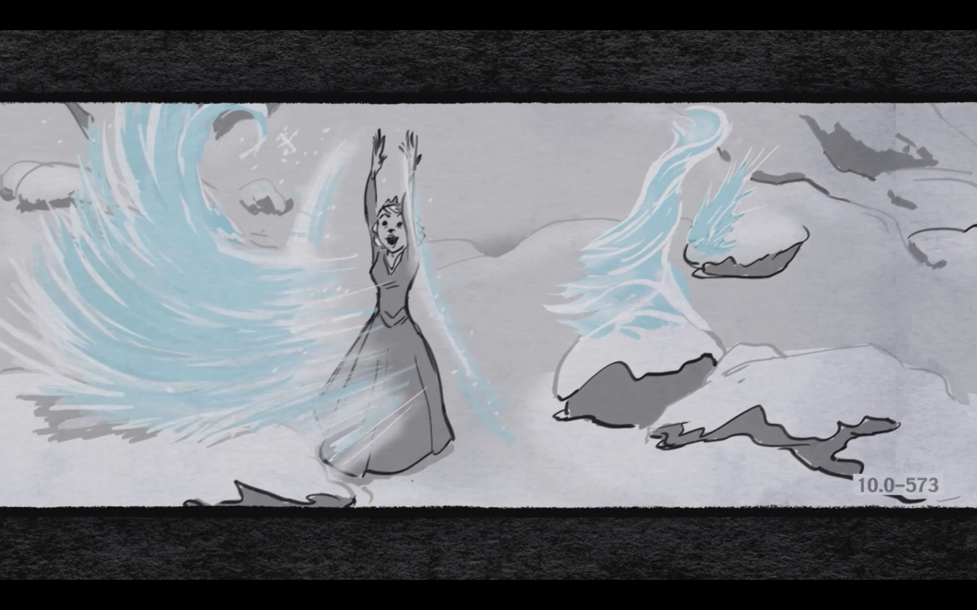 3360x2100 Making Of Let It Go - Let It Go Painting
