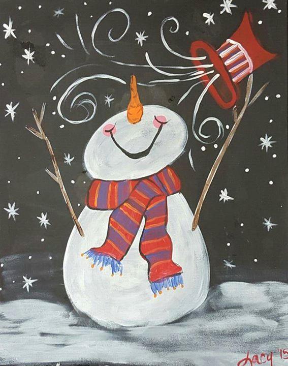 567x720 Let It Snow Painting Event - Let It Snow Painting