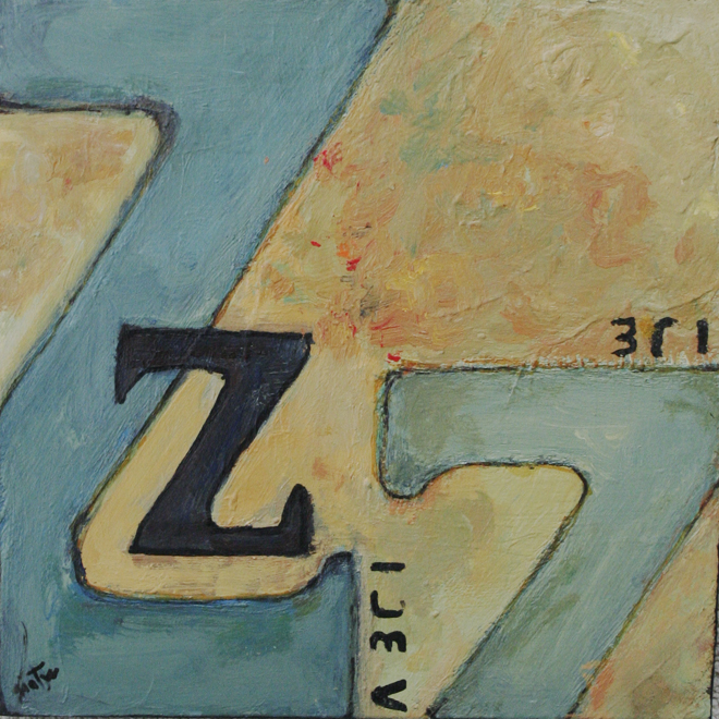 660x660 Alphabet Paintings The Letters And Organicsugar Art - Letter A Painting