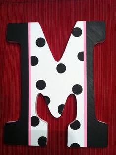 236x316 Painted Wooden Letter L Decorated Wooden Letters - Letter M Painting