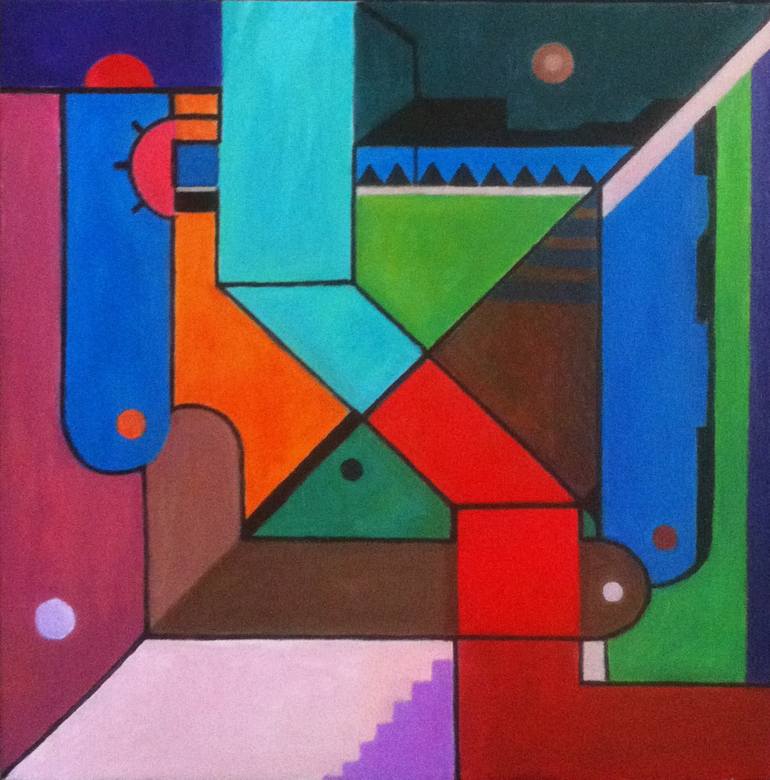 770x780 Saatchi Art The Letter M Painting By Brian Potter - Letter M Painting