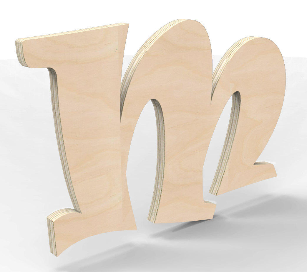 1043x927 Custom Hand Cut Letter M 18 Tall Unfinished Ready For Painting. - Letter M Painting