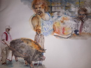 300x225 Letterman Paintings Fine Art America - Letterman Artist Painting