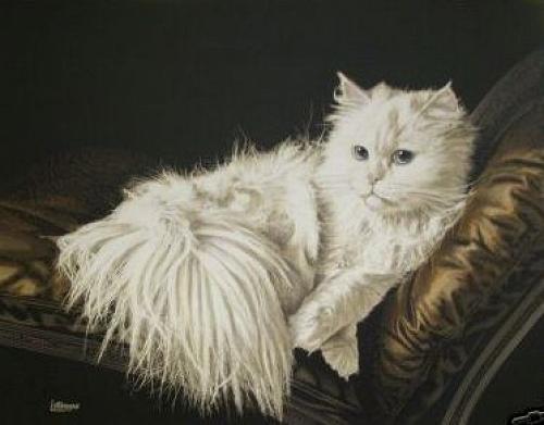 500x391 Cashmere - Letterman Artist Painting