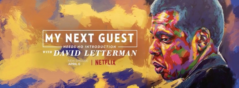 766x282 Denver's Detour Paints Portraits For Jay Z And David Letterman - Letterman Artist Painting