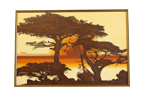 480x320 Mid Century Letterman Painting Metro Eclectic - Letterman Oil Painting