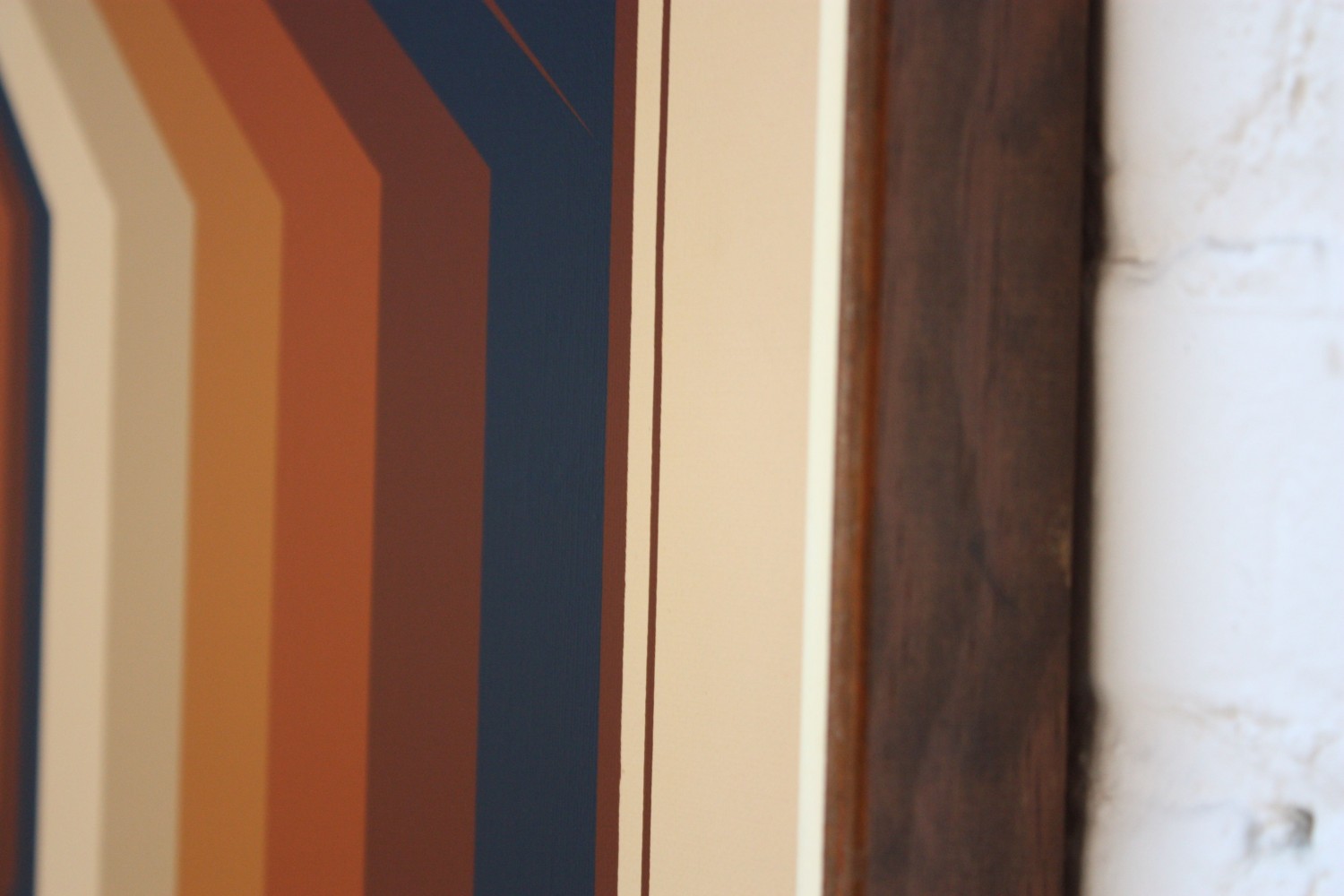 1500x1000 Oil On Canvas Geometric Op Art By Letterman Jarontiques - Letterman Oil Painting