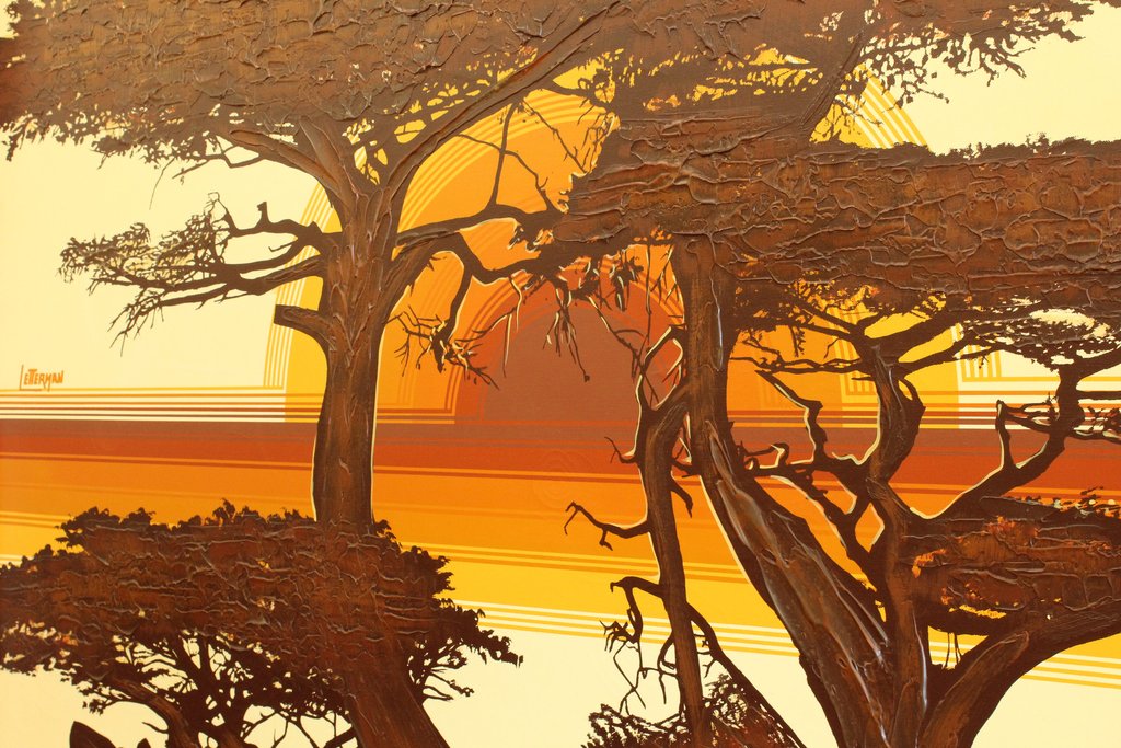 1024x683 Mid Century Letterman Painting Metro Eclectic - Letterman Painting