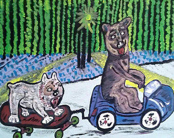 340x270 Letterman Painting Etsy - Letterman Painting On Canvas