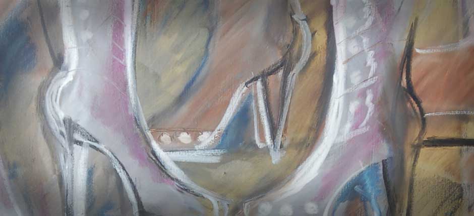 940x430 Lynn Elliott Letterman's Studio One - Letterman Painting On Canvas